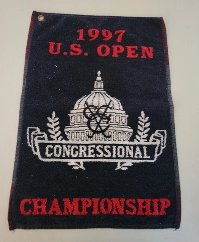 Vintage - 1997 U.S. Open Championship Congressional Golf Towel Sir Christopher Cover