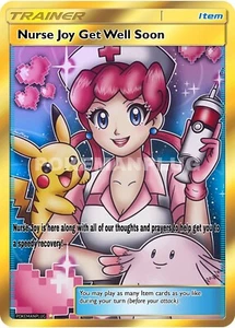 Tarjeta Pokémon Get Well Soon no holográfica VMAX EX GX ACG V Star personalizada - Imagen 1 de 4