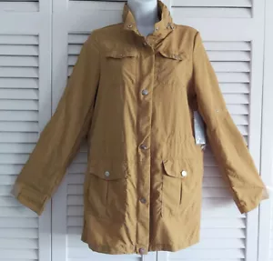 SNOBBISH Collection Women's Roll Up Sleeve Long Jacket Mustard, Size M - Picture 1 of 15