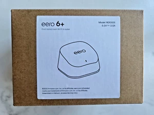 AMAZON Eero 6+ Dual Band Mesh Wi-Fi 6 Router - SEALED UNLOCKED - Afbeelding 1 van 2