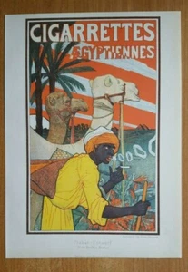 Lithographie Fritz Becker Berlin 1900 Zigaretten Werbung Reklame Art Jugendstil - Bild 1 von 6