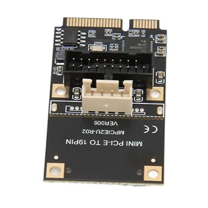Mini PCIE to USB3.2 GEN1 Front 19Pin Expansion Card 5Gbps USB Hot Swap Expansion - Afbeelding 1 van 12