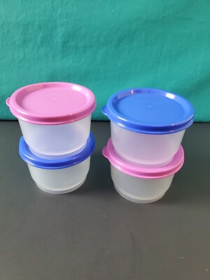 Tupperware Snack Cups 4 oz/120 mL Sheer With ...