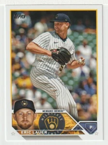 Eric Lauer - Milwaukee Brewers (Baseball Card) 2023 Topps # 109 Mint - Picture 1 of 1