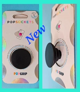 PopSockets PopGrip Premium Phone Grip & Stand - Aluminum Black - Picture 1 of 2