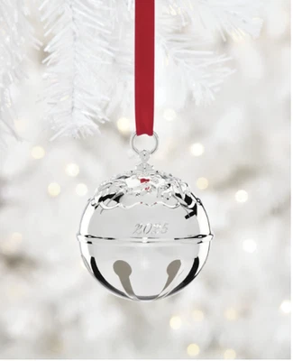 REED & BARTON 2025 HOLLY BELL / 50TH ED. / SILVER PLATED/ NEW IN BOX / FREE SHIP - Image 1 of 2