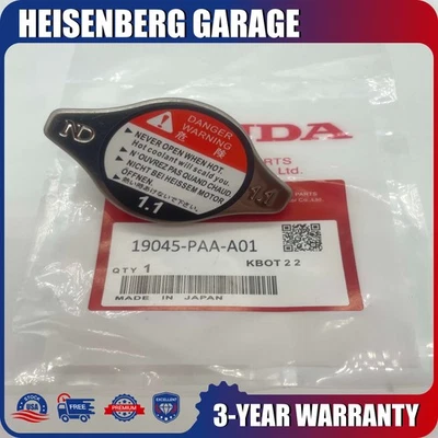  Tapa de radiador de refrigeración OEM #19045-PAA-A01 para Honda Odyssey Pilot Acura MDX RL Foto 1 de 4