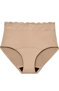 Ropa interior Thinx Leaks reutilizable con fugas en la vejiga, cintura alta, absorción ligera, rosa - Imagen 1 de 8