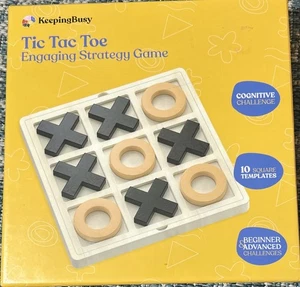 Keeping Busy Tic Tac Toe Strategiespiel durchdacht für ältere Erwachsene - Bild 1 von 7