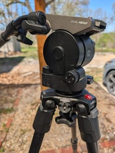 Manfrotto 635 FAST Tripod with Libec H25 Heavy Duty Fluid Head - Premium Setup! - Picture 1 of 8