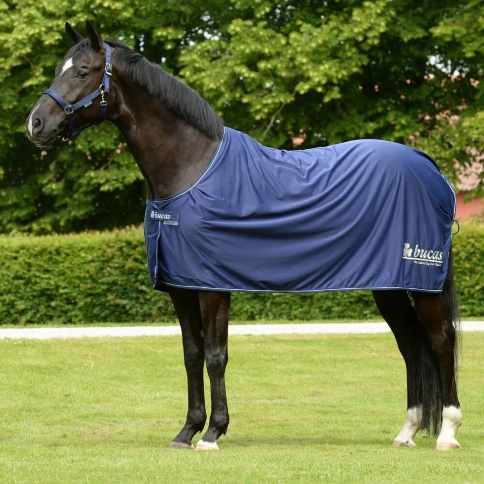 Bucas Bucas Logo Gold 140 Navy Abschwitzdecke Prize Cooler - Bild 1 von 1