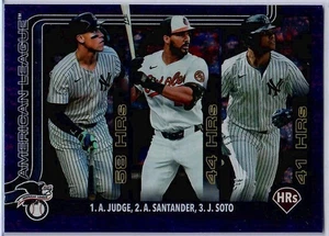 Aaron Judge Santander Soto 2025 Topps Purple Foil #79 6/250 HR Leaders - Bild 1 von 2