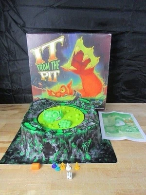 It From The Pit Board Game 90's Milton Bradley Missing Pawns TESTED WORKING - Image 1 of 4
