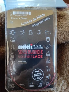 Addi Sockenwunder, 4,00 mm, Sockenstricknadel, Lace 25 cm - Bild 1 von 1