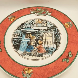 Vintage Rare 1994 Villeroy & Boch Foxwood Tales Christmas Surprise 8" Plate - Picture 1 of 5