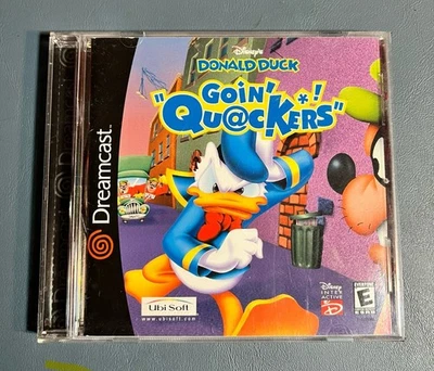 Sega Dreamcast Disney's Donald Duck: Goin' Quackers 2000 Complete EXCELLENT - Image 1 of 4
