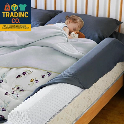 Parachoques de cama para niños pequeños riel de cama de espuma para niños pequeños paquete de 1 rieles de cama parachoques para  Foto 1 de 4
