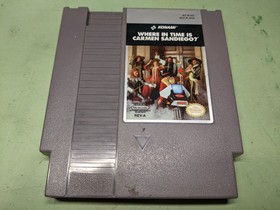 Where in Time is Carmen Sandiego Nintendo NES Cartridge Only
