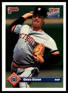 1993 Donruss Greg Gohr Detroit Tigers #605 - Picture 1 of 2
