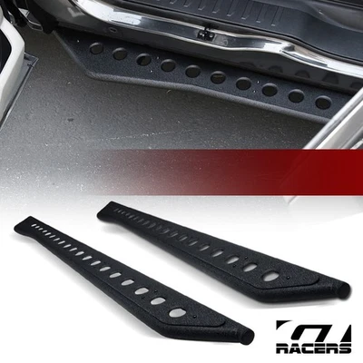 For 2019-2023 Dodge Ram 1500 Crew Textured Black Rock Slider Side Step Nerf Bars - Image 1 of 4