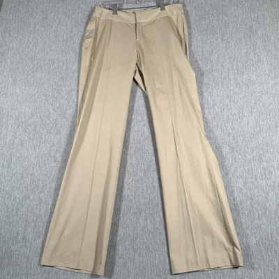 Pantalones Banana Republic Mujer 4 Beige Martin Cintura Baja Hecho en Italia Algodón Foto 1 de 4