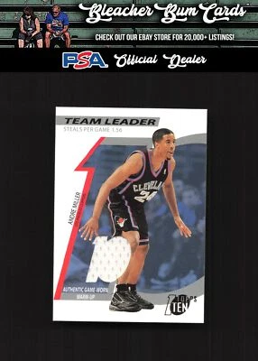 2002 Topps Ten TL-AMI Andre Miller Team Leader Relics /400 - Image 1 of 2