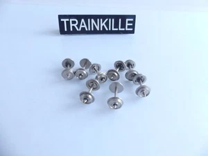 JOUEF 8 ESSIEUX ISOLES METAL BLANC DIAMETRE 9,6 MM - Picture 1 of 3