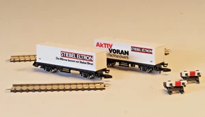 Marklin Z-scale STIEBEL ELETRON special edition box, 2 container cars, 2 bumper - Picture 1 of 4