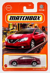 2024 Matchbox #9 2016 Nissan Sentra CAYENNE RED PEARL METALLIC | FSC - Picture 1 of 1