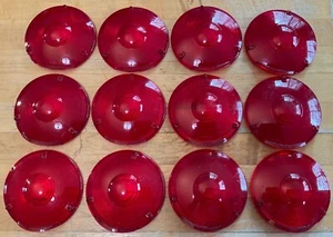 SIGNAL-STAT CYCLOSTAT II LENS LOT X 12 PIECES = ST164 X 12 = RED = NOS LOT = - Picture 1 of 14