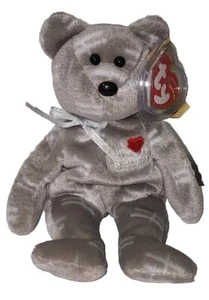 Ty Beanie Baby - SHOOTING STAR the Grey/Gray Bear (Harrods Exclusivo del Reino Unido) MWMTs - Imagen 1 de 9