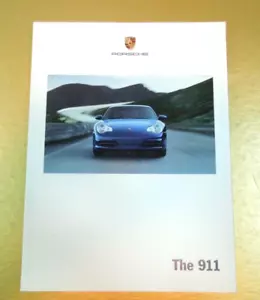 Porsche 911 2002 folleto de ventas de 90 páginas de fábrica como nuevo - Imagen 1 de 9