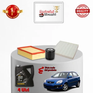 KIT TAGLIANDO FILTRI E OLIO KIA RIO II 1.4 71KW 97CV 2010 -> - Imagen 1 de 2