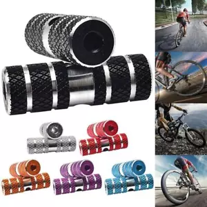 2 PCS Colorful Kid Bike Stunt Foot Pegs for Bike BMX Fixie Axle - Picture 1 of 29