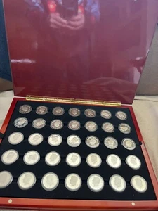 "WOW" A-Complete Benjamin, JFK Proof ,Silver-Proof,Half-dollar set A unique set - Picture 1 of 20