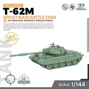 SSMODEL SS144891 1/144 Military Model Kit Soviet T-62M Main Battle Tank - Picture 1 of 5