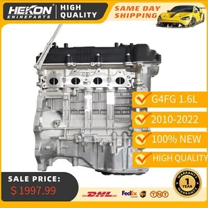 Long Cylinder Block Engine Assembly For 10-22 Hyundai Accent Kia Ceed G4FG 1.6L - Picture 1 of 5