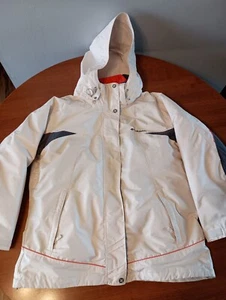 Colombia Womens XL Coat Jacket Omni Heat Shield Interchange White 3 In 1 Hooded - Picture 1 of 16