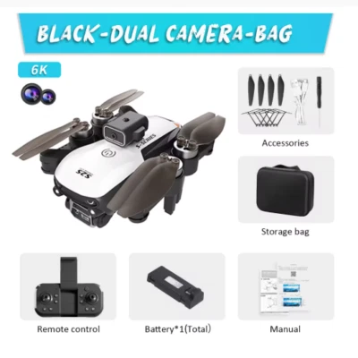 S2S Mini Drone 4k 8K HD Camera Obstacle Avoidance Aerial Photography Brushless - Image 1 of 4