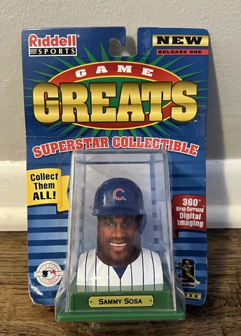 "NIP" 1998 RIDDELL SPORTS SAMMY SOSA GAME GREATS SUPERSTAR COLLECTIBLE MLB Cover