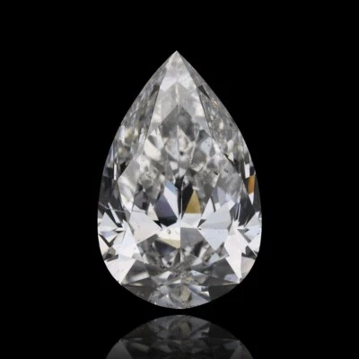 Natural Diamond IGI CERTIFIED 1 Ct Loose Pear Brilliant Cut 8 x 5 mm F/SI2 Grade - Image 1 of 4