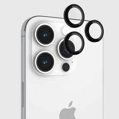 Case-Mate Camera Lens Protector for iPhone 15 Pro / iPhone 15 Pro Max – Black - Image 1 of 4