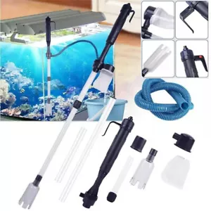 Fish Tank Gravel Cleaner Kit Pump Siphon Water Clean Vacuum Aquarium Cleaning US - Picture 1 of 13