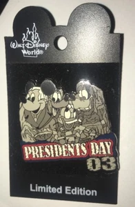 Disney Pin Presidents Day 2003 03 Mount Rushmore Fab 4 Donald - Foto 1 di 1