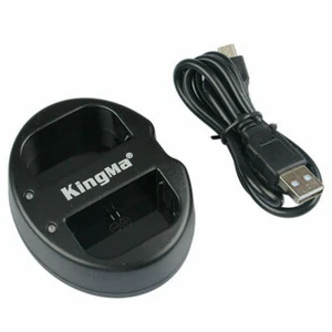 Dual Channel Battery Charger For Canon 5D2 5D3 5D4 70D 60D 80D 7D 5DR 5DS - Picture 1 of 11