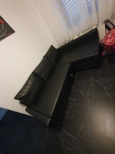 IKEA FRIHETEN Eckbettsofa mit Bettkasten, Bomstad schwarz (IKEA NR. 692.168.18) - Bild 1 von 7