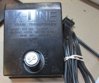 K-Line Train Hobby Transformer K-150X 120 VAC 50/60 HZ~CLEAN/NOT TESTED - Image 1 of 3