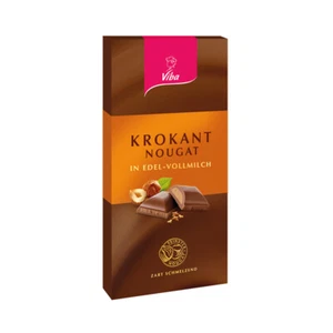 Viba Nougat Tafelschokolade Krokant, 100g - Bild 1 von 1