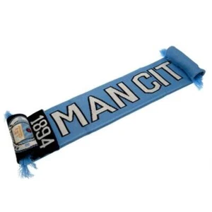Blue Black Acrylic Knitted Neck Covering with Crest Design Officially Licensed - Picture 1 of 4