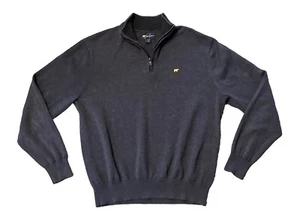 JACK NICKLAUS 1/4 Zip Pullover Men's Medium Blue - Picture 1 of 2